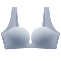 盛世尼曼贴身日记简约基础微调整光面一片式无钢圈文胸罩小胸聚拢内衣