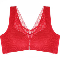 盛世尼曼前扣性感美背内衣女无钢圈文胸薄款胸罩大胸显小大码胖mm200斤夏D