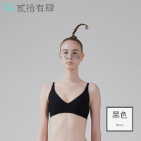 盛世尼曼贰拾有肆果冻条乳胶内衣女大胸显小聚拢夏季深V无钢圈文胸罩胸罩