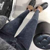 盛世曼尼孕妇牛仔裤春夏2021新款春季外穿时尚打底裤九分紧身小脚裤长裤潮