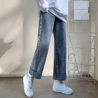 盛世曼尼托腹孕妇裤子春秋款外穿打底裤薄款孕妇阔腿裤春装孕妇牛仔裤宽松