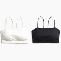 盛世尼曼如恋2件美背抹胸短款莫代尔棉小裹胸吊带网红后背小心机性感内衣