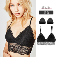 盛世尼曼好奇小姐法式三角杯内衣女无钢圈蕾丝胸罩小胸美背文胸夏季薄款