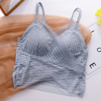 盛世尼曼优悠鹿内衣女防走光抹胸一体式网红美背吊带外穿无钢圈薄款文胸罩