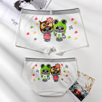 盛世尼曼情侣内裤棉套装款可爱简约卡通男女短裤头大码胖200斤夫妻内衣内裤