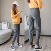 盛世曼尼孕妇裤子加绒加厚外穿春秋季宽松休闲打底裤潮妈春装孕妇装春秋款