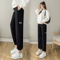 盛世曼尼孕妇裤子春秋季薄款外穿时尚大码小个子休闲运动打底裤女春夏装可