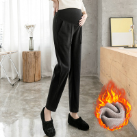 盛世曼尼孕妇裤冬季加厚加绒保暖裤秋冬裤子外穿时尚棉裤冬装毛呢打底裤