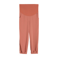 盛世曼尼孕妇裤子夏季薄款外穿雪纺裤宽松阔腿裤灯笼裤潮妈哈伦裤长裤夏装