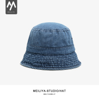 盛世尼曼牛仔渔夫帽女韩版潮休闲百搭时尚网红日系夏季防晒乞丐帽水桶盆帽帽子