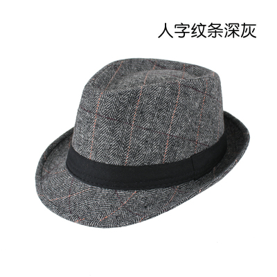 盛世尼曼米购新款韩版爵士帽潮男英伦复古男士小礼帽舞台遮阳休闲绅士帽子帽子