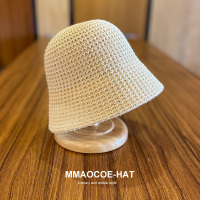 盛世尼曼帽子女韩版潮夏季时尚渔夫帽亚麻编织遮脸透气网红同款日系水桶帽