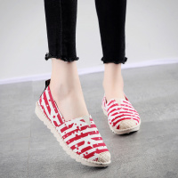 盛世尼曼夏季一脚蹬帆布鞋女鞋懒人渔夫鞋休闲百搭防滑孕妇单鞋老北京布鞋孕妇鞋