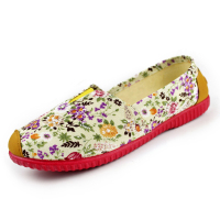 盛世尼曼春季女单鞋软底老北京布鞋休闲一脚蹬孕妇百搭女鞋透气妈妈开车鞋孕妇鞋