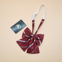 盛世尼曼[校供JK]制服红白条纹皇冠套装校服领带学生领花学院风领结领带