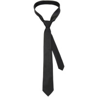 盛世尼曼MIMI趣味领带基础款配衬衫百搭纯黑色领带女帅气魔术师暗纹手打款领带