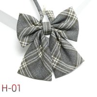 盛世尼曼日系学院风JK领结女领花格子制服配饰蝴蝶结女生衬衫小领带学士服领带