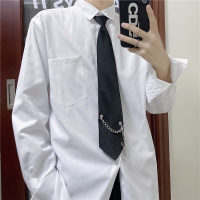 盛世尼曼韩国ins潮流复古酷JK学院风衬衫饰品西式格子制服领带男女情侣款领带