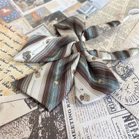 盛世尼曼伦敦晚报jk提花领结 手打领带 精致刺绣 英伦风 七月熙jk原创小物