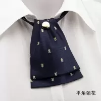 盛世尼曼领花 女 衬衣领小领带衬衫银行领结女装饰职业男女工装头花蝴蝶结领带
