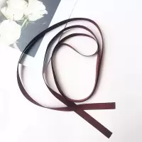盛世尼曼手打结领结女衬衫领口装饰纯色蝴蝶结飘带丝带领带衬衣衣领配饰领带