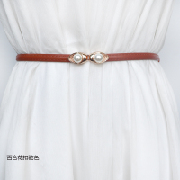 盛世尼曼装饰腰链毛衣连衣裙韩版细潮简约腰带衬衫时尚可调节ins风小皮带