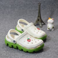 盛世尼曼夏季拖鞋厚底洞洞鞋女ins潮包头防滑工作护士凉鞋大码孕妇沙滩鞋孕妇鞋