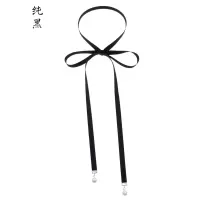 盛世尼曼时尚百搭学院风手打结领结女衬衫领口装饰蝴蝶结领带领花衣领配饰领带