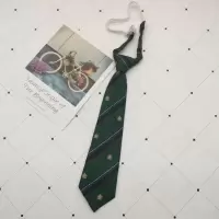 盛世尼曼[绿皇冠套装]班服校服DK领结学院风JK制服色织条纹日系男女领带领带