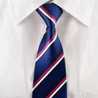 盛世尼曼男士女士韩版空姐银行酒店商务主持职业正装懒人拉链领带领花领结领带