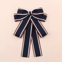 盛世尼曼职业装领结女士领花领带上班蝴蝶结正装工作制服衬衣装饰蓝色配饰领带