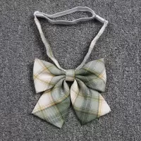盛世尼曼jk制服领结[抹茶威化格]小物日系蝴蝶结领花衬衫配饰领带领带