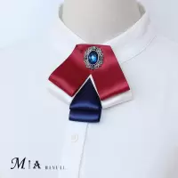 盛世尼曼职业领花头花套装银行酒店领结领带韩版女系商务服饰品衬衫蝴蝶结领带