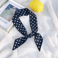 盛世尼曼丝巾细窄长条小丝巾女领巾领带春绑包包手柄职业飘带装饰领带