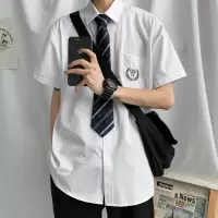 盛世尼曼jk制服领带dk学院风领带日系学生制服高校皇冠提花条纹领带男女潮领带