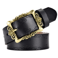 盛世尼曼皮带女皮ins风简约百搭韩国腰带女装饰 女士时尚牛仔裤腰带