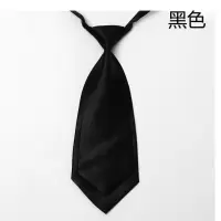 盛世尼曼黑色领带女学生领花学院风工作职业装制服蝴蝶结双层藏青色领带女领带