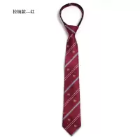 盛世尼曼免打款拉链领带韩版日系JK制服皇冠领花男生女生休闲学院风配饰领带