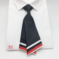 盛世尼曼英伦银行职业正装学院风男女小领带日系领结领花蝴蝶结学生领带
