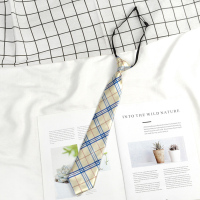 盛世尼曼潮流复古土酷小领带女ins学院风懒人拉链日系jk男女学生衬衫领带领带