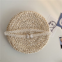 盛世尼曼韩国弹力串珠珍珠腰带女士配连衣裙子毛衣装饰腰封时尚百搭复古细