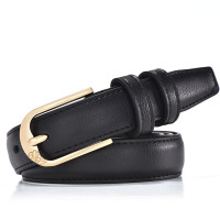 盛世尼曼女皮带女皮韩国休闲针扣细腰带女式时尚百搭牛仔裤学生裤带