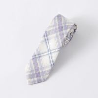 盛世尼曼现货JK制服紫格配饰葡萄汽水领结甜心风暴领花紫烟 星野免打领带领带