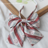 盛世尼曼[霖悦君]原创蝴蝶时钟JK制服领带女时尚提花手打款百搭日系配饰领带