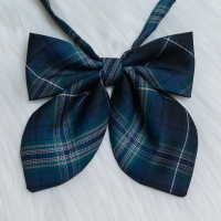 盛世尼曼车厘子jk领结 森林木格裙同格领结小物平角小长柄兔耳免打领带