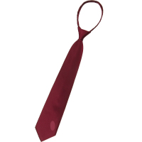 盛世尼曼税务领带 国税领带 地税领带 懒人拉链男士领带女酒红藏青同款式领带