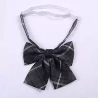 盛世尼曼[烟灰格小物]日系正统JK制服领结衬衫领带学生校服裙领花蝴蝶结领带