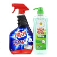 亮净厨房去重油剂1L+妈妈壹选餐具净800ml 强效油污净清洁剂 邮