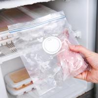 FaSoLa冰箱双层夹链密实食物保鲜袋食品袋大号真空袋密封袋封口袋