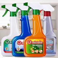 4瓶装 家庭清洁组合 油污清除剂/水垢清除剂/除霉/除锈剂